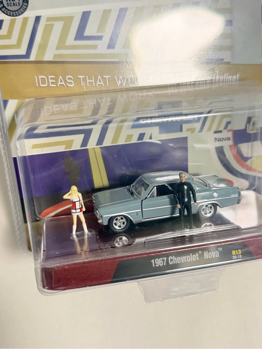 M2 machines 1967 Chevrolet Nova Diecast Car - Blue